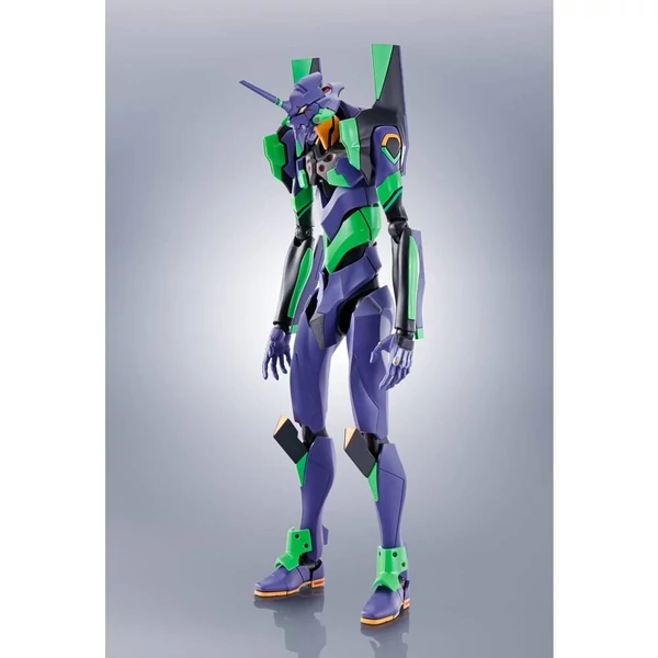 Evangelion: 3.0+1.0 Thrice Upon a Time Evangelion Test Type-01 + Spear of Cassius Renewal Color Edition Reissue Robot Spirits figura 17cm