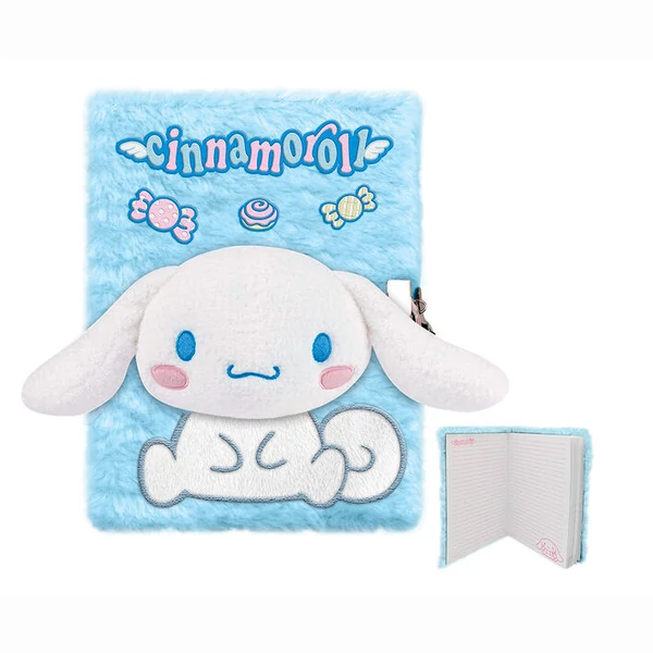 Hello Kitty Cinnamoroll A5 plüss füzet