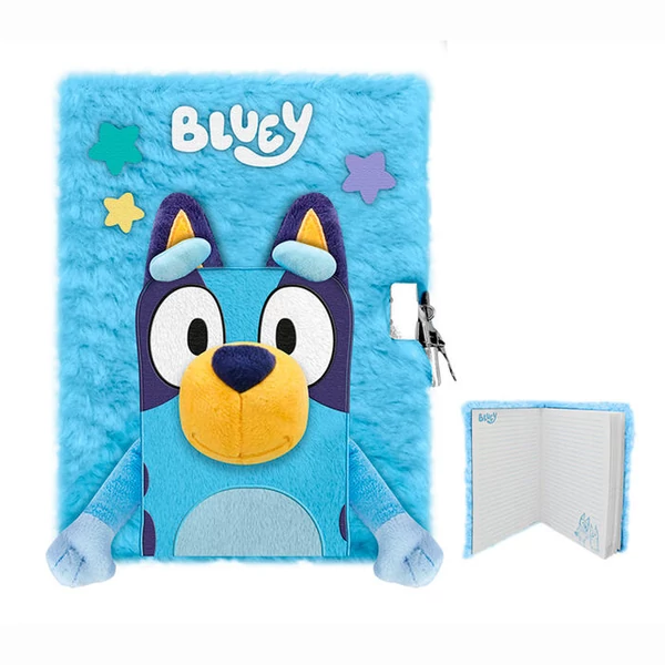 Bluey A5 plüss füzet