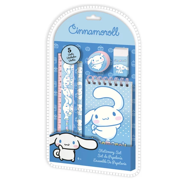 Hello Kitty Cinnamoroll írószer készlet 5 darabos