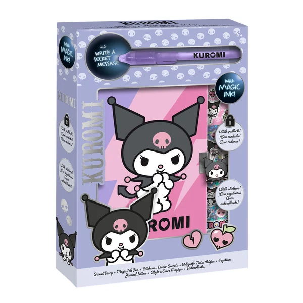 Hello Kitty Kuromi napló + titkosírás toll
