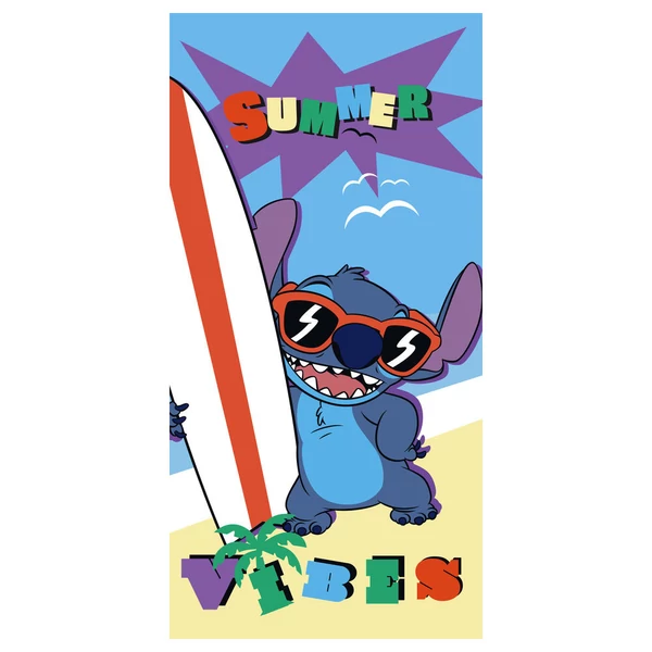 Disney Stitch mikroszálas strandtörölköző
