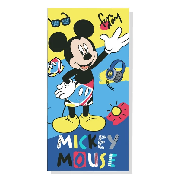 Disney Mickey mikroszálas strandtörölköző