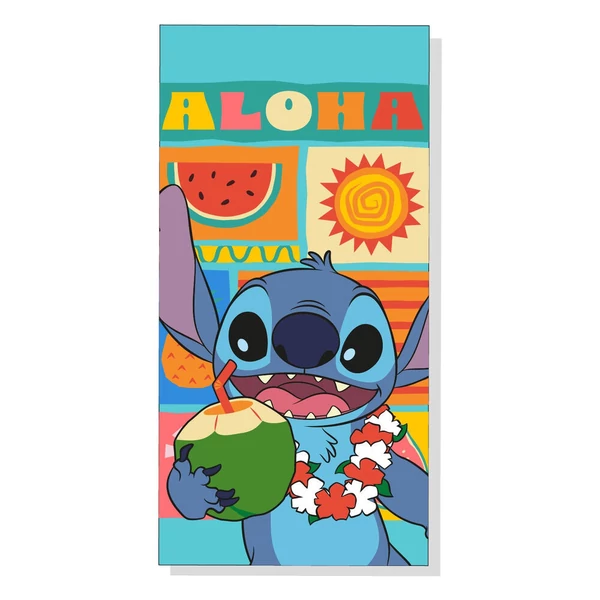 Disney Stitch mikroszálas strandtörölköző