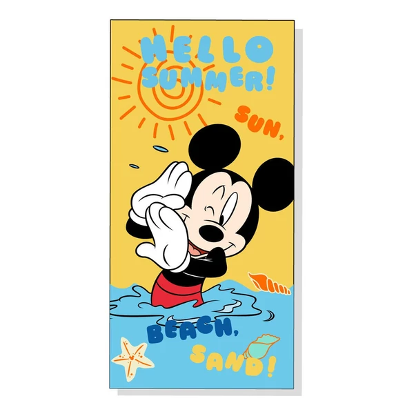 Disney Mickey mikroszálas strandtörölköző