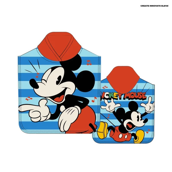 Disney Mickey mikroszálas poncsó törölköző