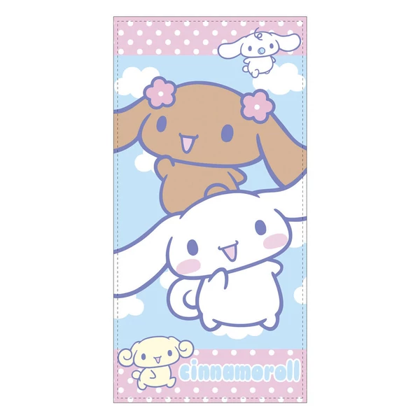 Hello Kitty Cinnamoroll mikroszálas strandtörölköző