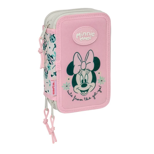Disney Minnie Minty háromemeletes tolltartó 37 részes