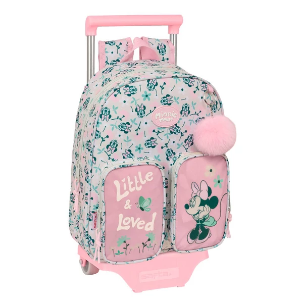 Disney Minnie Minty gurulós iskolatáska 34 cm