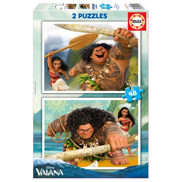 Disney Vaiana puzzle 2x48 db-os