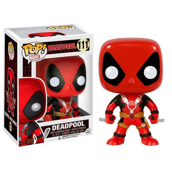 POP figura Marvel Deadpool kardokkal
