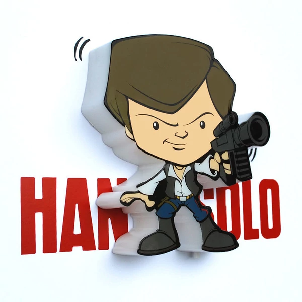 Star Wars Han Solo 3D Light FX mini lámpa