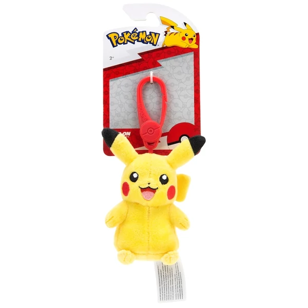 Pokémon Pikachu Plüss Kulcstartó