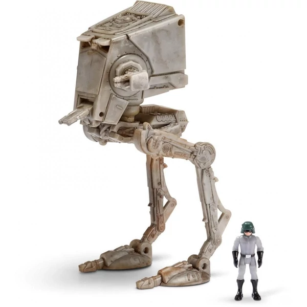 Star Wars Micro Galaxy Squadron 8cm - AT-ST Felderítő Lépegető Figurával