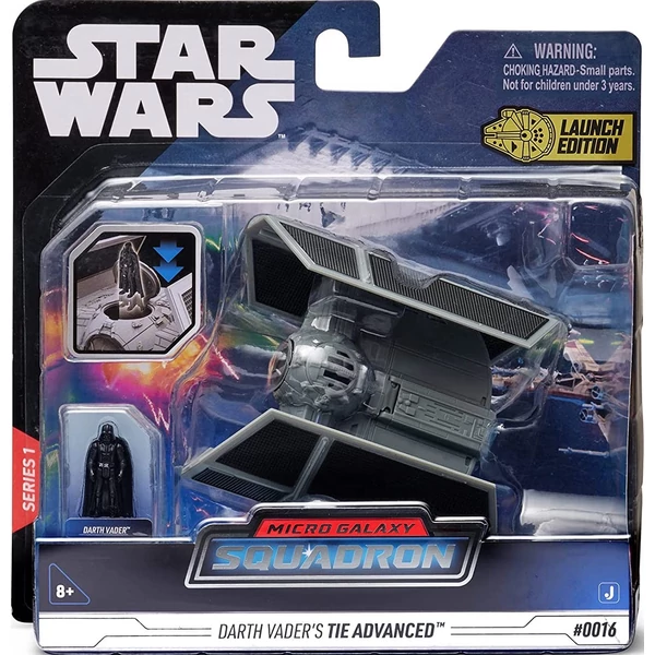 Star Wars Micro Galaxy Squadron 13cm - TIE Advanced Darth Vaderrel