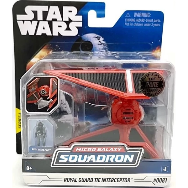 Star Wars Mini Űrhajó - Birodalmi Gárda TIE Interceptor (Ritka, 4. sorozat)