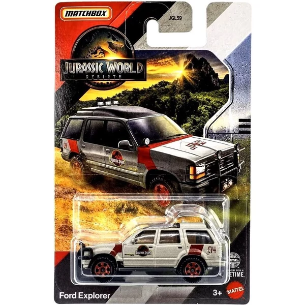 Matchbox Jurassic World Fémautó 1:64 (Vegyes)