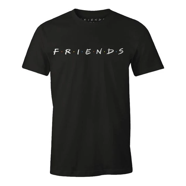 Cotton Division Friends Logó Póló (Fekete, XXL)