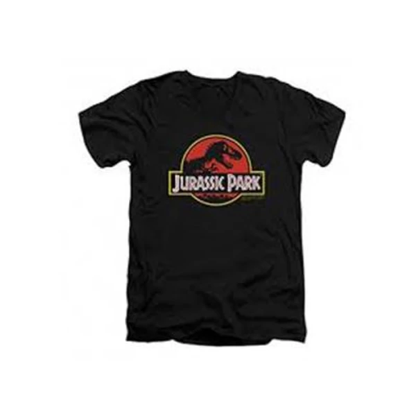 Cotton Division Jurassic Park Póló (Fekete, L)