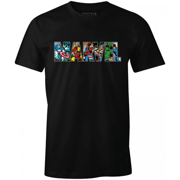 Cotton Division Marvel Csoportkép Póló (XL)