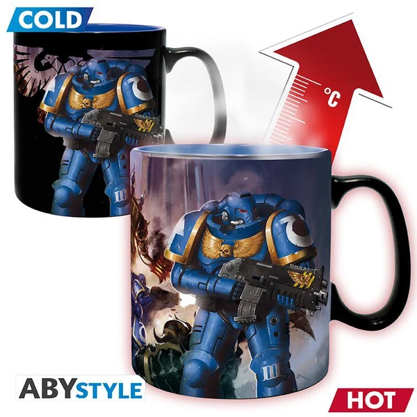 Abysse Warhammer Hőre Változó Bögre 460ml