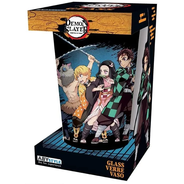Demon Slayer Nagy Pohár 400ml - Csoportkép