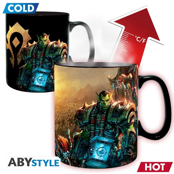 Abysse World of Warcraft Hőre Változó Bögre 460ml