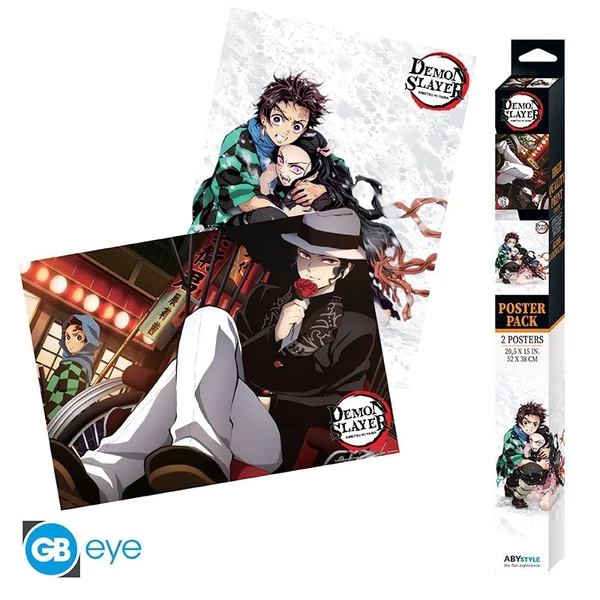 Demon Slayer Chibi Poszter Szett 52x38cm - 3. sorozat