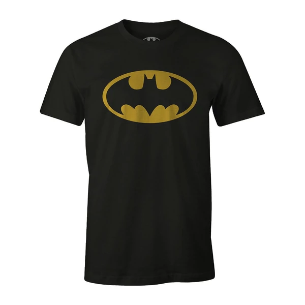Cotton Division Batman Logó Póló (Fekete, L)