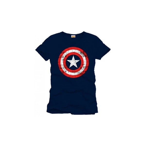 Cotton Division Marvel Amerika Kapitány Póló (L)