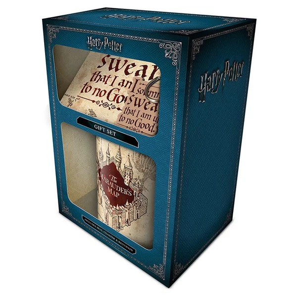 Pyramid Harry Potter Ajándék Szett - Bögre + Poháralátét + Kulcstartó