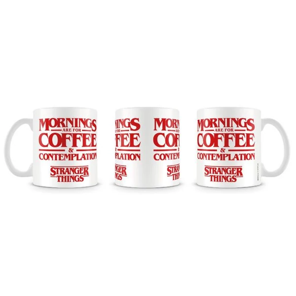 Stranger Things Bögre - Coffee and Contemplation