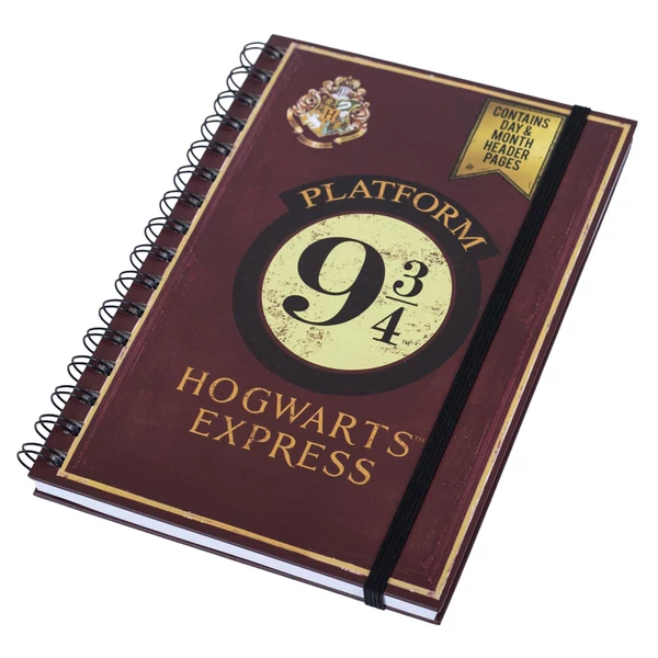 Harry Potter A5 Spirálfüzet - 9¾ Vágány