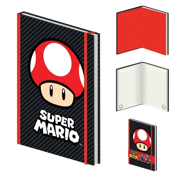 Super Mario Gomba A5 Prémium Füzet