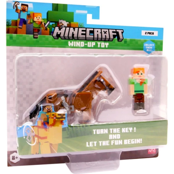 Minecraft S2 3D Felhúzható Játék - Alex & Ló