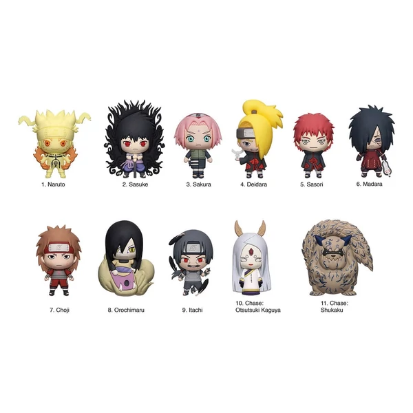 Monogram Naruto 3D Bagclip