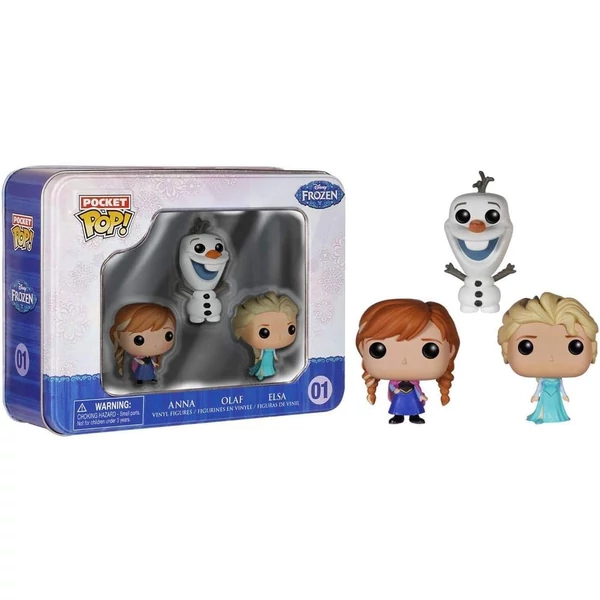 Funko Pocket Pop! Disney Jégvarázs Anna, Olaf & Elsa #1 Figura