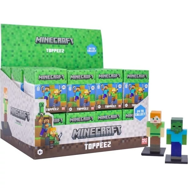 Minecraft 3D Toppeez Meglepetés Doboz 6x6x6cm