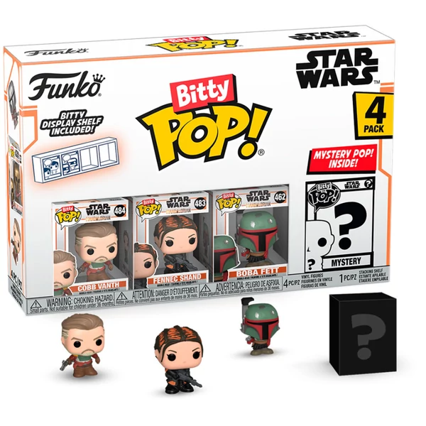 Bitty POP! Star Wars Mandalóri Marshal Figura Szett (4 db blister)