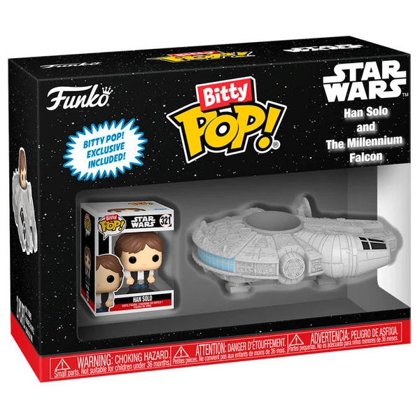 Bitty POP! Ride Star Wars Han Solo és a Millenium Falcon