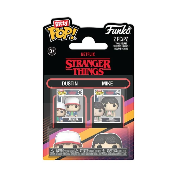 Bitty POP! Stranger Things Dustin & Mike Figura
